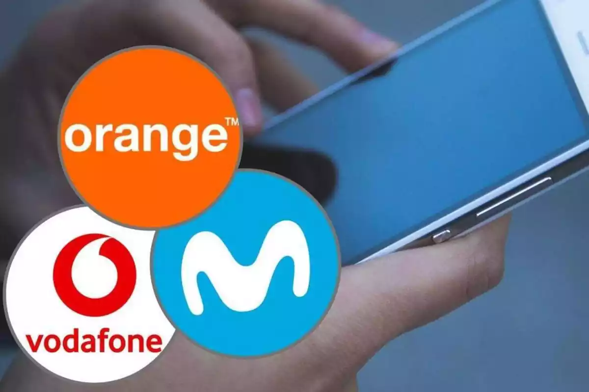 Muntatge de Movistar, Orange i Vodafone