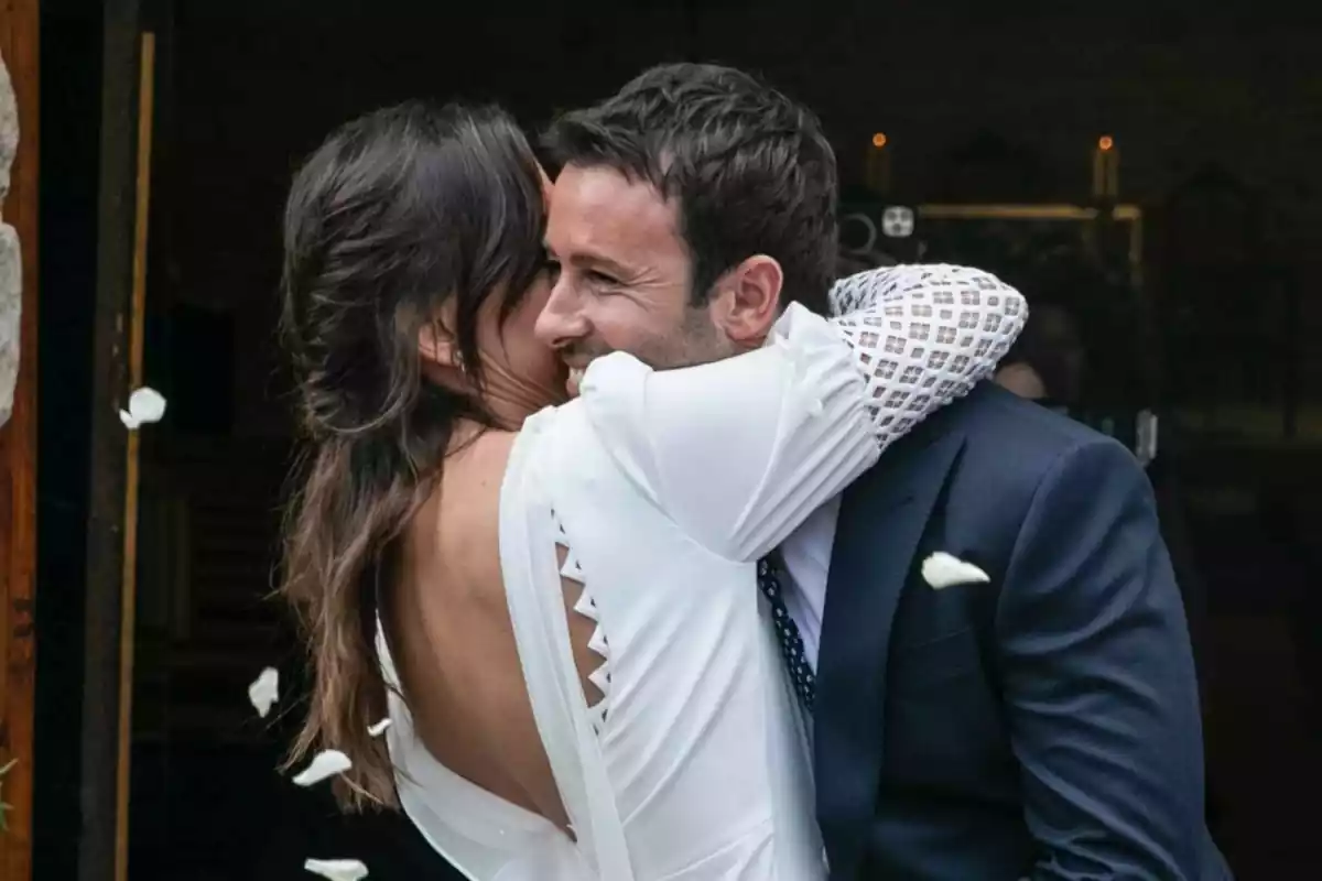 Foto del casament de Matías Prats Jr. i Clàudia Collado.