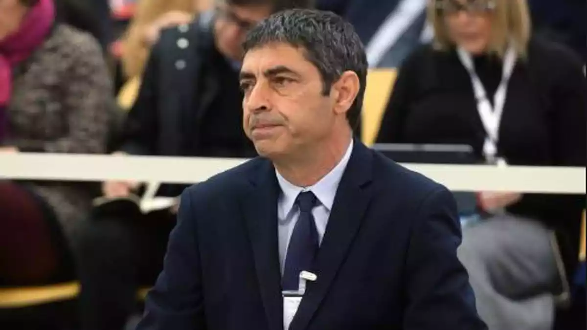Josep Lluís Trapero, durant el judici sobre el dispositiu judicial del procés, entre gener i març de 2020.