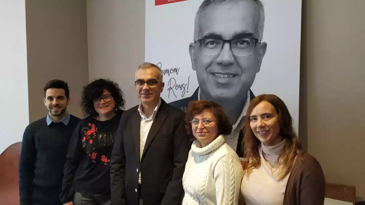 Dani Marcos, Anabel Martínez, Andreu Martín, Carmina Pozuelo, Sandra Guaita PSC Reus