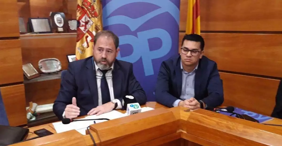 Jero Merino i Miguel Ángel Cilleruelo, del PP del Vendrell.