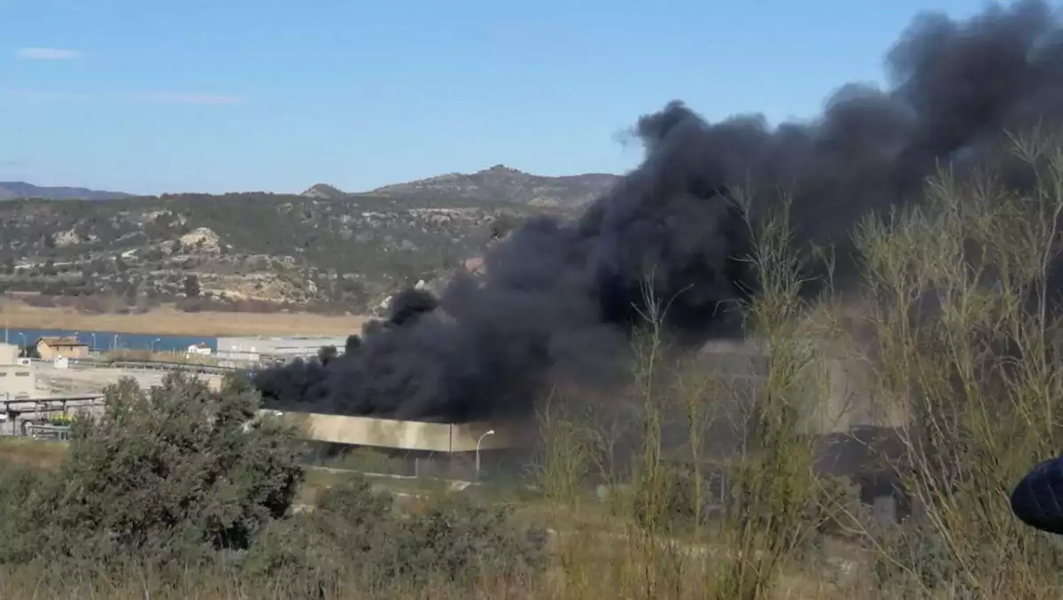 Incendi a la Fàbrica de Flix