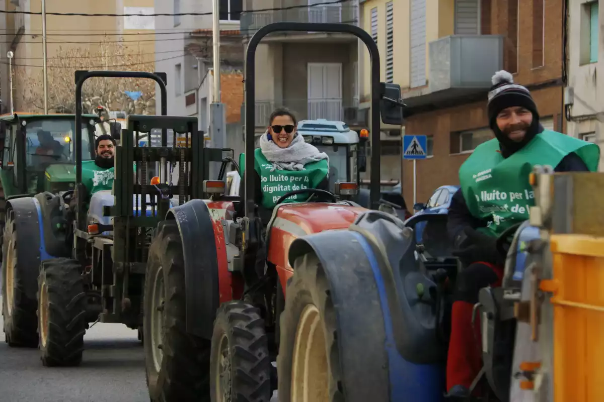 Tractorada a Tarragona