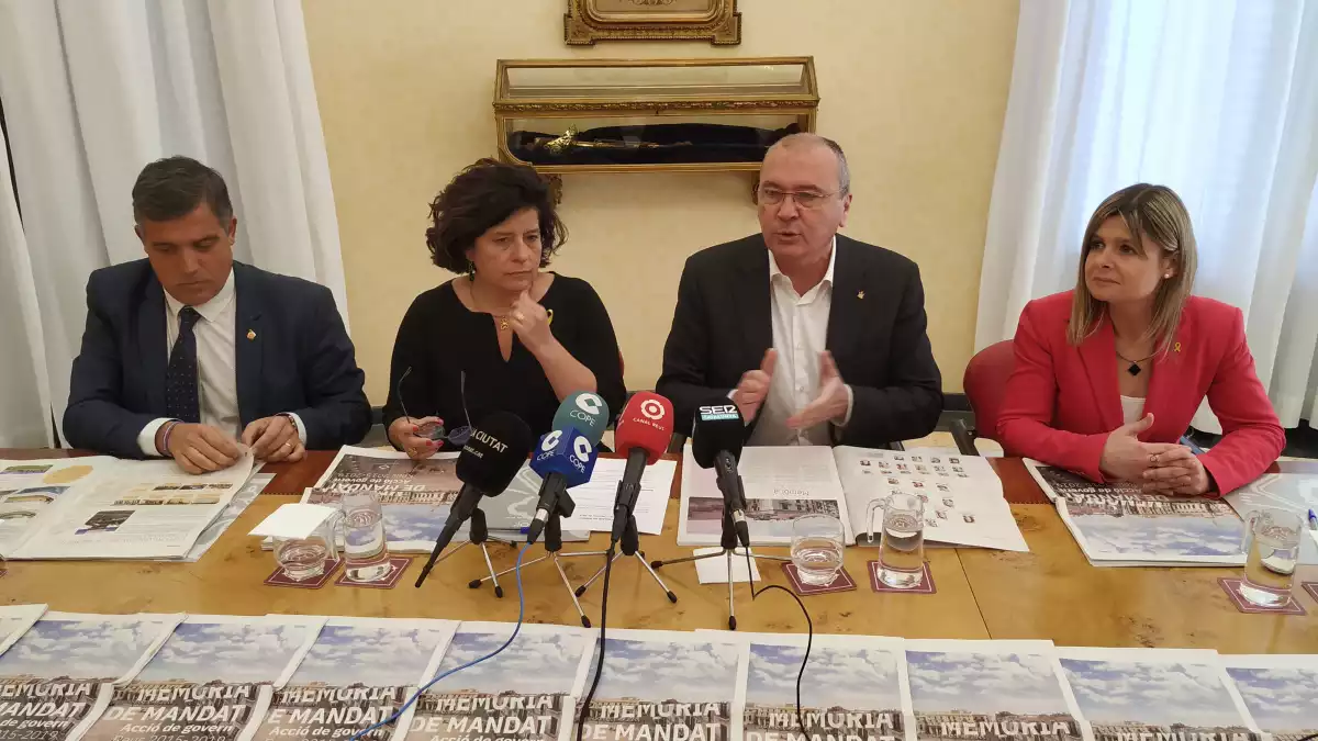 Govern Reus Jordi Cervera, Montserrat Vilella Carles Pellicer Noemí Llauradó