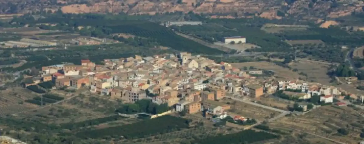 Imatge aèria de la Torre de l'Espanyol