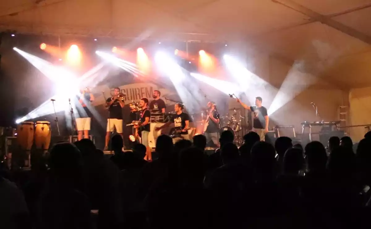 Imatge d'un dels concerts de la festa major 2018 de la Bisbal del Penedès.