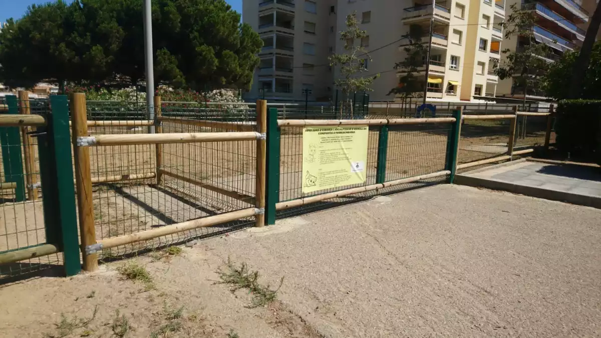 parc per a gossos a Torredembarra.