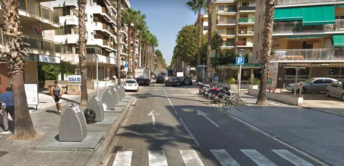 Imatge general del carrer de Barcelona de Salou.