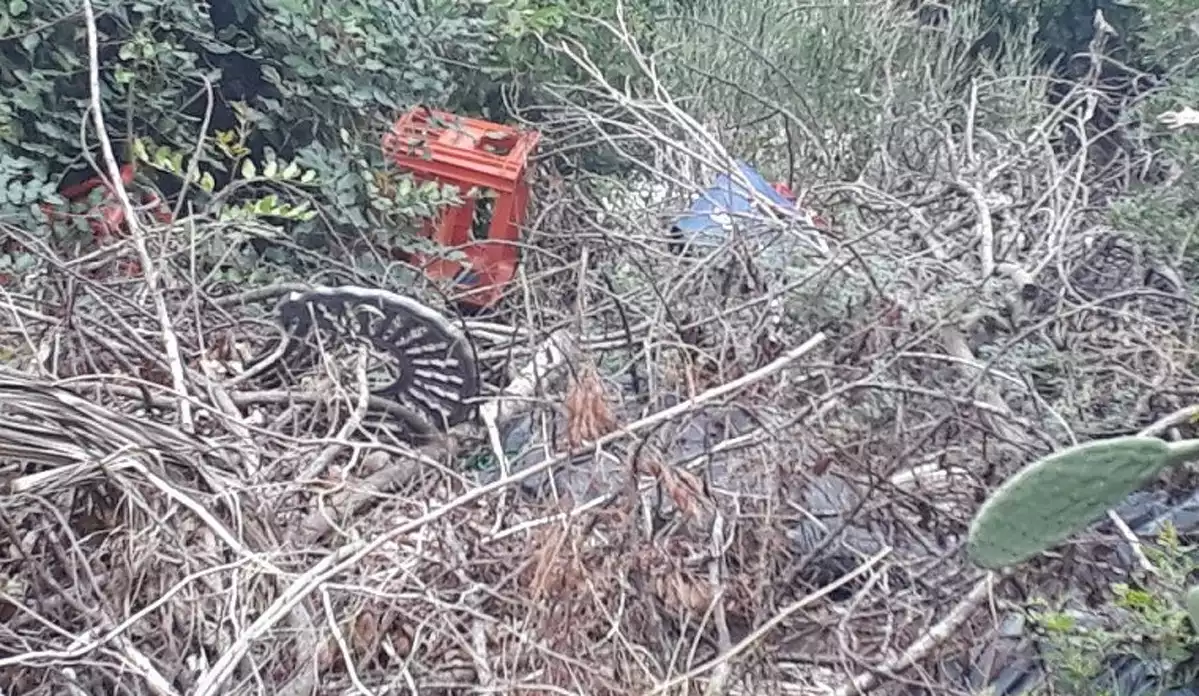 Tota mena de residus s'acumulen a la zona.