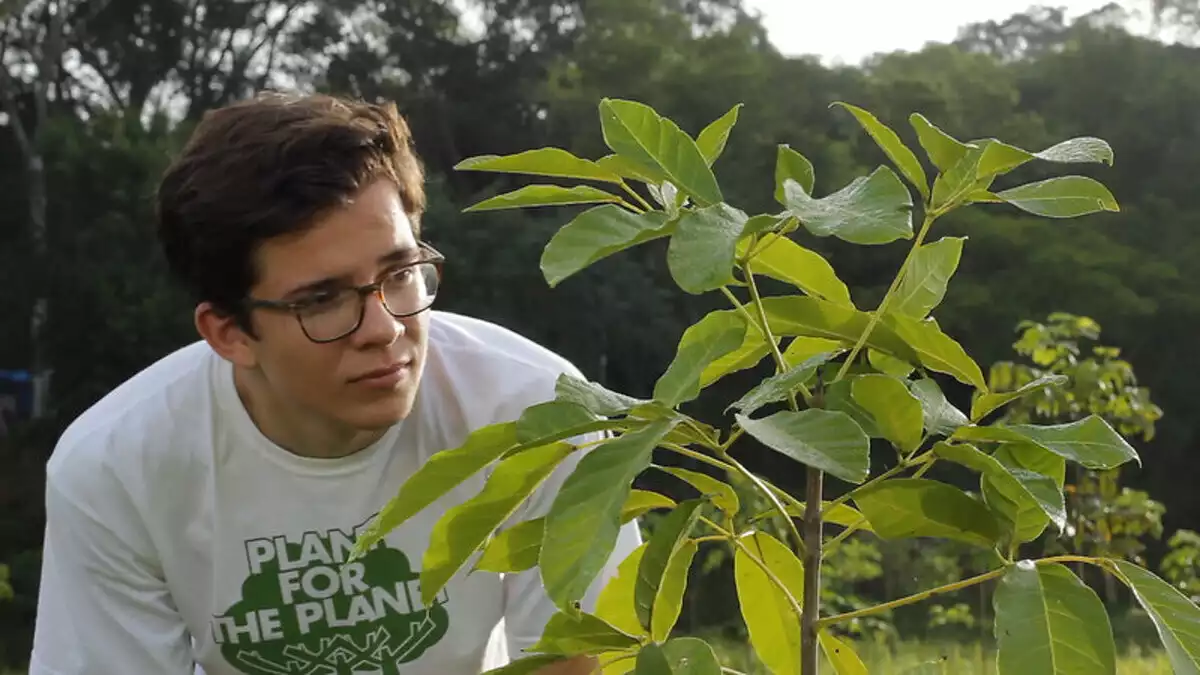 Felix Finkbeiner, el jove alemany fundador de la iniciativa Plant-for-the-Planet.