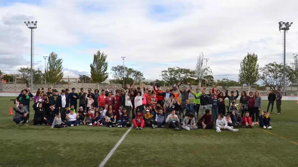 Imatge de la trobada esportiva dels centres d'educació especial de Reus