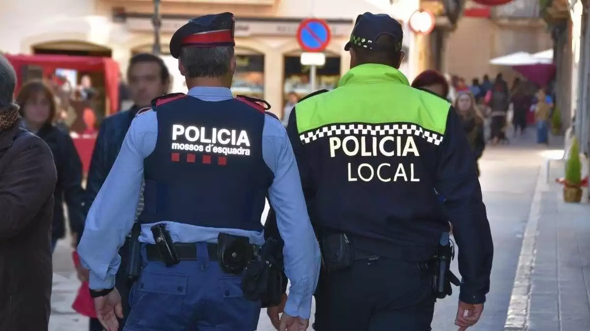Mossos d'Esquadra i la Policia Local de Torredembarra