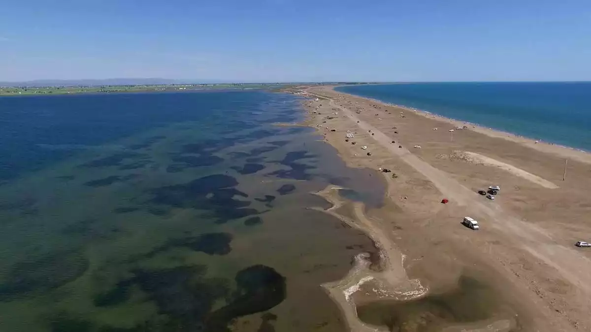 Imatge de la platja del Trabucador al Delta de l'Ebre