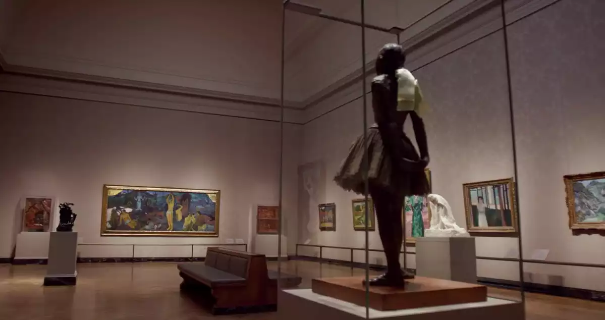 Imatge de museu amb obres de Paul Gauguin