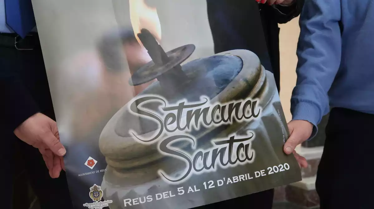 Imatge del cartell de la Setmana Santa 2020 de Reus