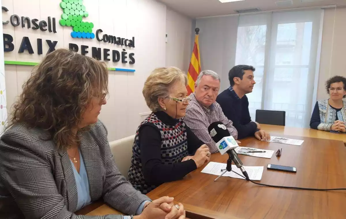 L'acte de presentació de la 1a Fira de l'Ocupació del Baix Penedès.