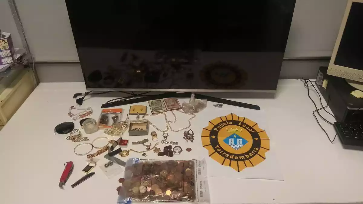 Imatge de diversos objectes robats