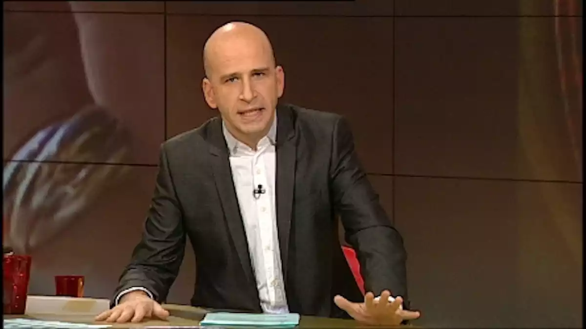 Xavi Coral a TV3, en una imatge d'arxiu