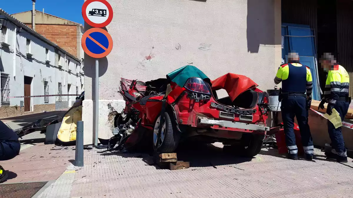 Imatge de l'accident de Trànsit a Bellvei