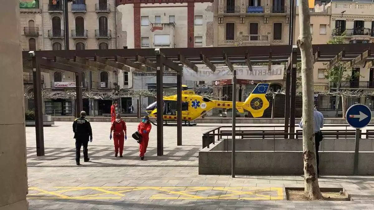 Helicòpter plaça del Pati