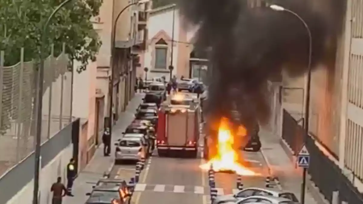 Imatge d'un incendi a Reus