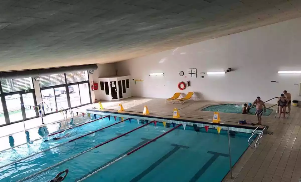 La piscina coberta de l'Arboç.