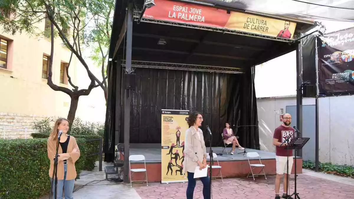 Imatge de la presentació del Festival sota la Palmera 2020