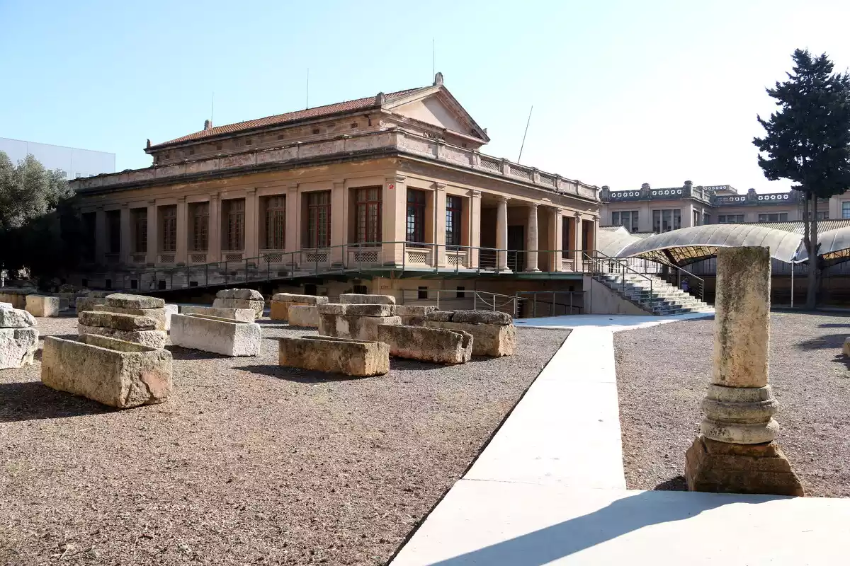 Pla general del conjunt monumental del Museu i Necròpolis Paleocristians de Tarragona