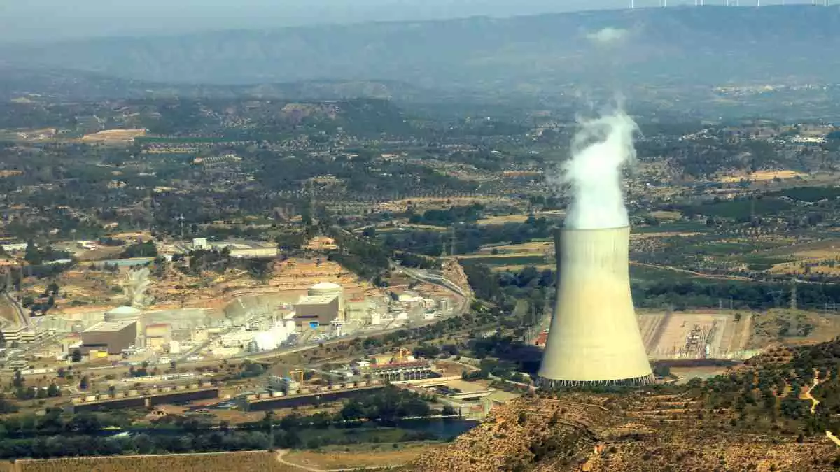 La central nuclear d'Ascó, en una imatge d'arxiu