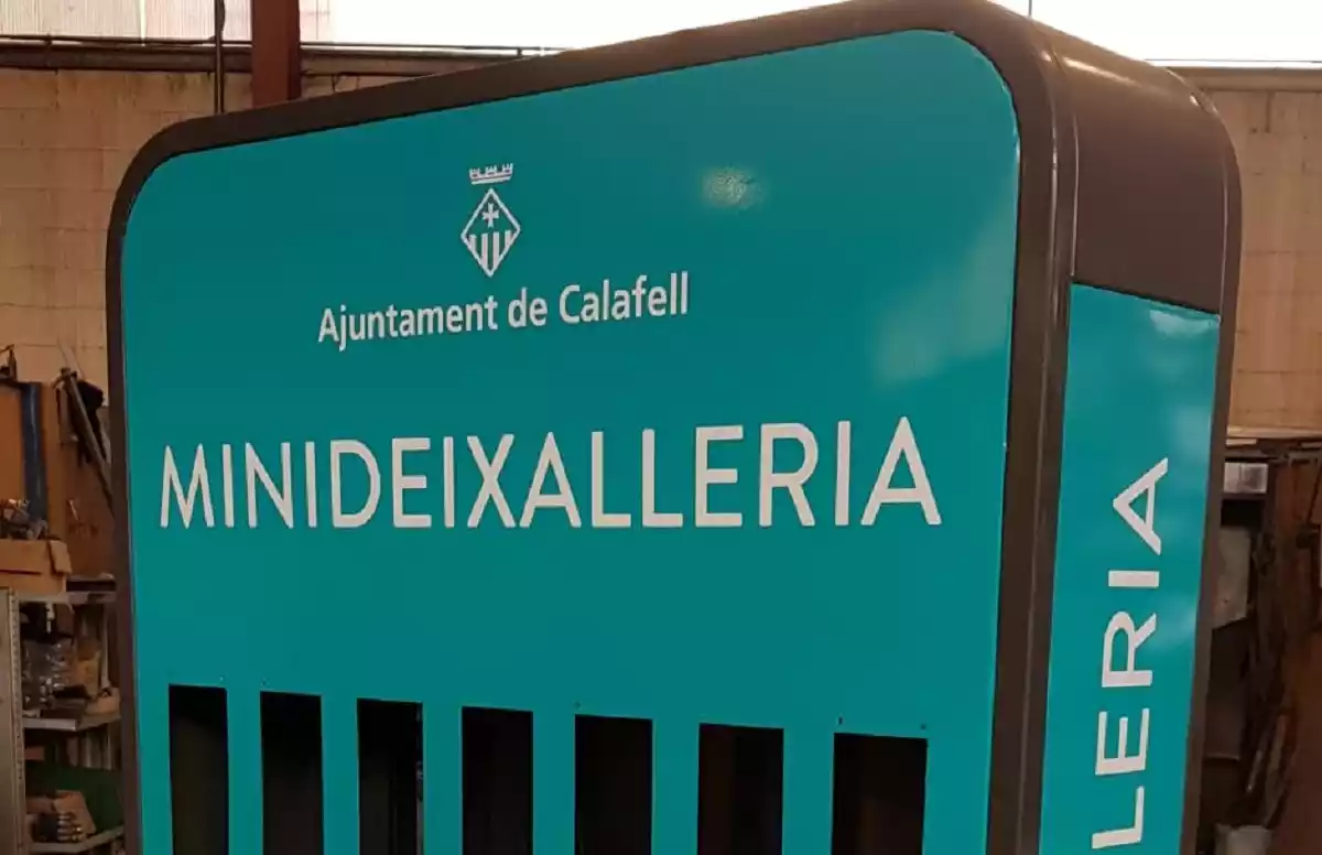 Una de les minideixalleries de Calafell.