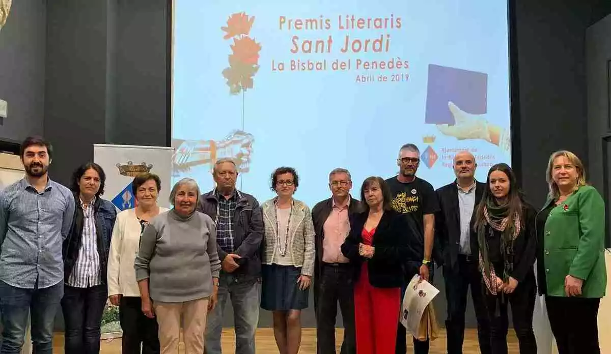 L'entrega de premis del concurs literari 2019 de la Bisbal del Penedès.