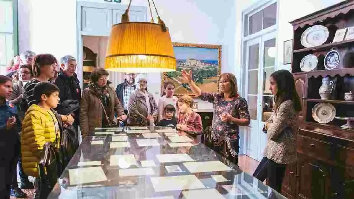 Imatge d'una visita al Museu Pau Casals del Vendrell