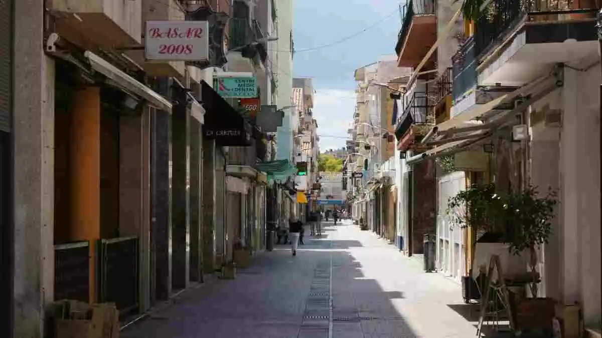Imatge del carrer Vilamar de Calafell