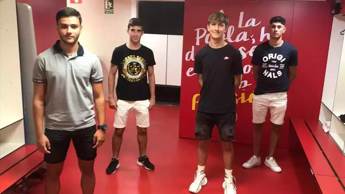 Quatre jugadors del juvenil del Nàstic