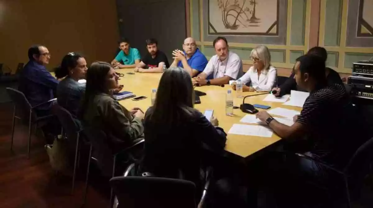 Imatge d'arxiu d'una sessió plenària de l'Ajuntament del Morell