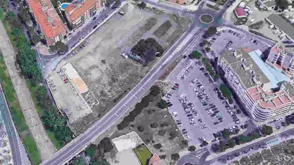Vista aèria de la zona de l'avinguda d'Adeilada de Cambrils inclosa a la modificació del POUM