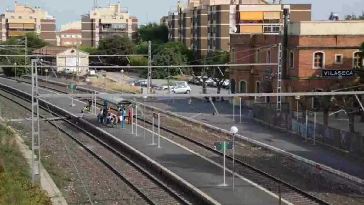 Imatge de la estació de tren de Vila-seca