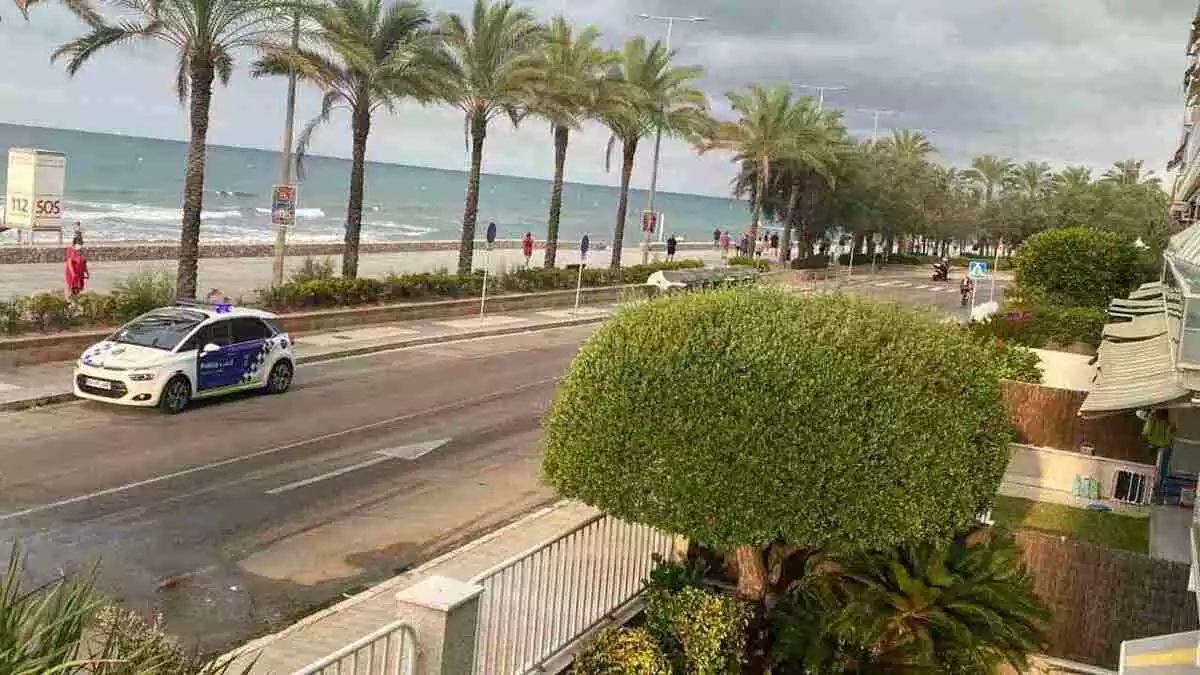 Un vehicle de la policia de Calafell.