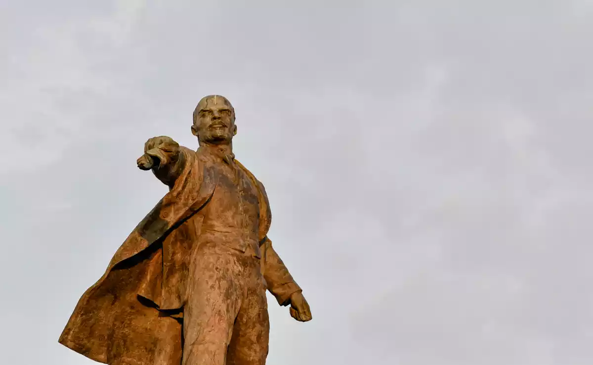 Estàtua de Lenin a Moscú.