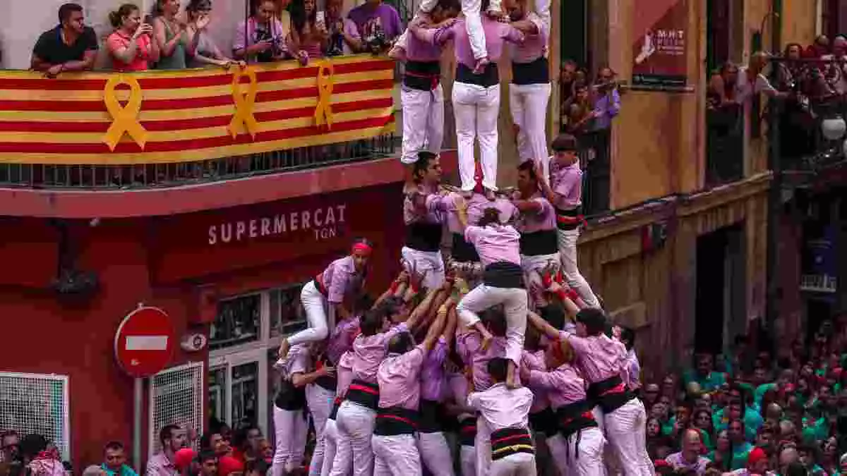 Imatge de la Diada Castellera de Sant Magí 2019