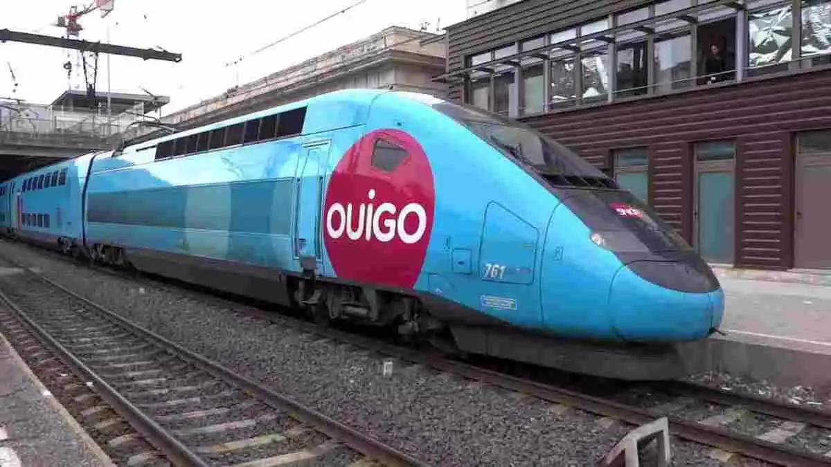 Imatge d'arxiu d'un tren OUIGO