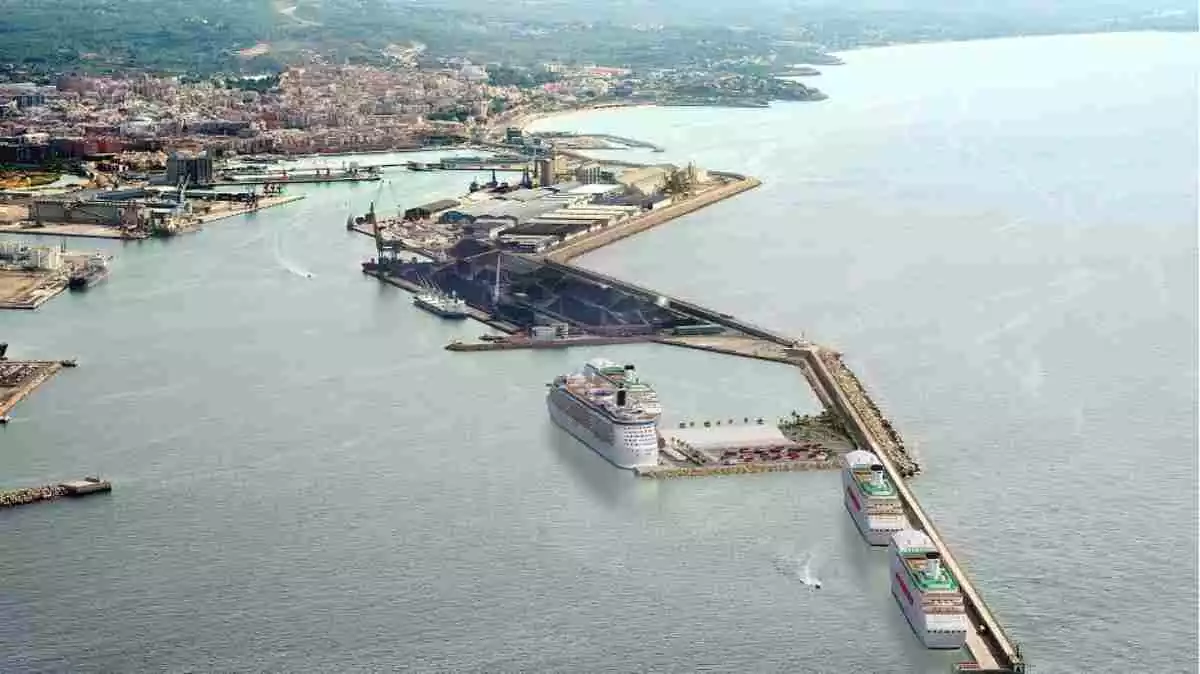 Imatge aèria del Port de Tarragona