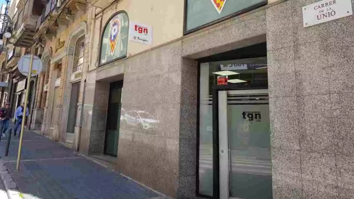 Imatge de l'oficina d'atenció al públic d'Aparcaments Municipals de Tarragona (AMT)
