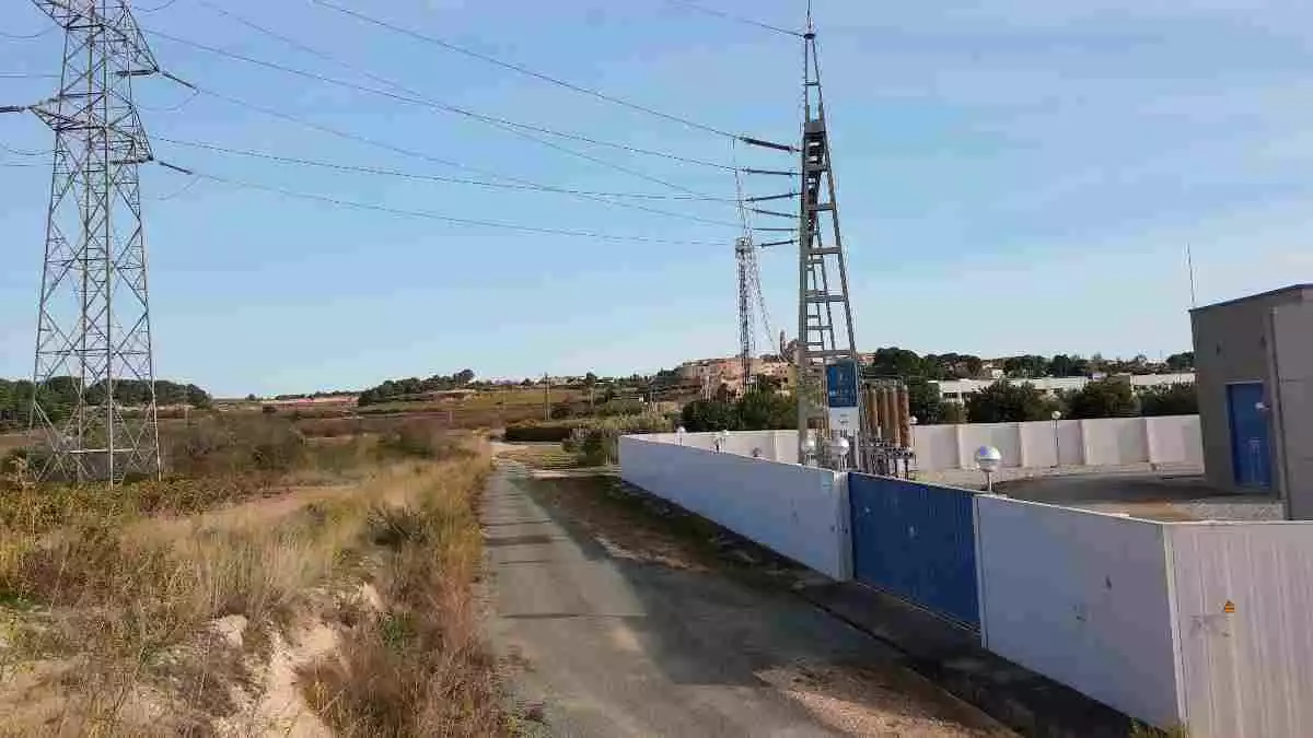 Pla general de la subestació elèctrica de Puigpelat (Alt Camp)