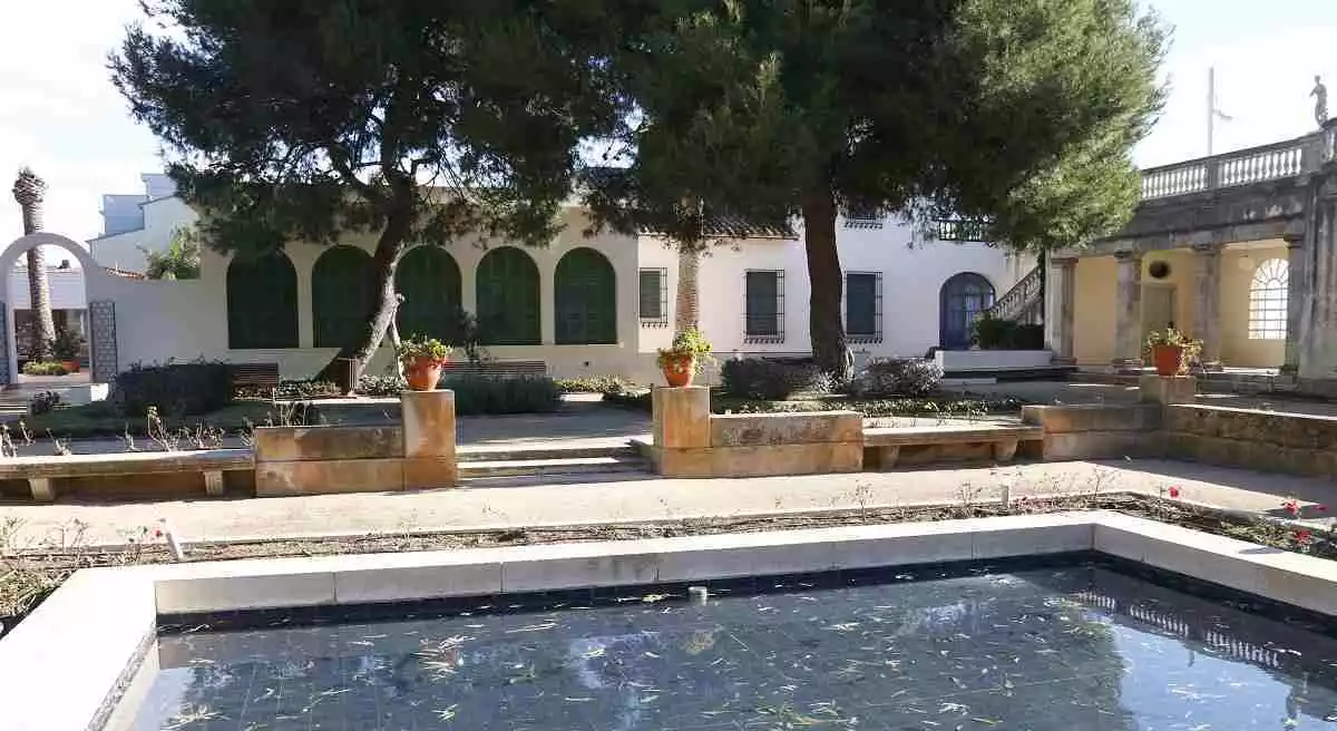 Els jardins del Museu Pau Casals.