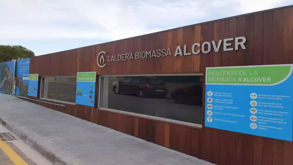 Façana planta biomassa d'Alcover