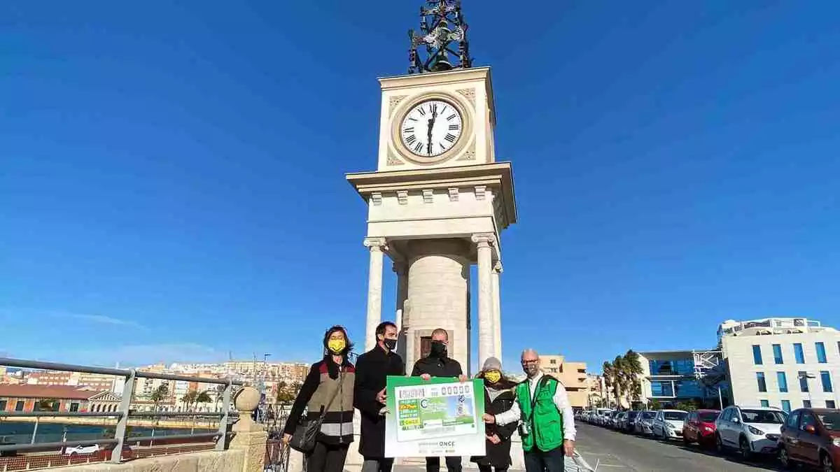 La Torre Rellotge del Port de Tarragona serà la imatge en 5,5 milions de cupons de l’ONCE