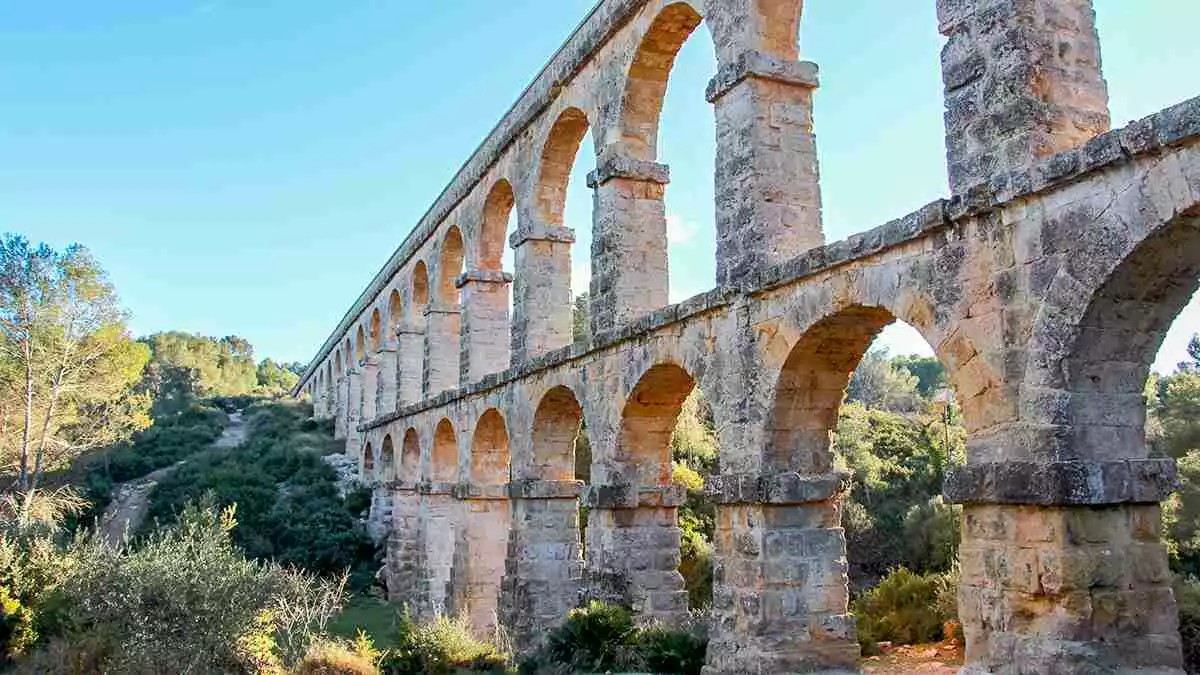 Pla general de l'aqüeducte de les Ferreres de Tarragona, conegut com a Pont del Diable