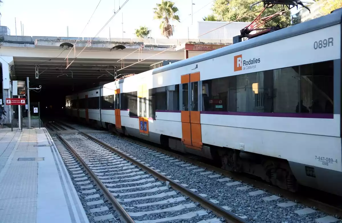 Un tren de Rodalies Renfe.