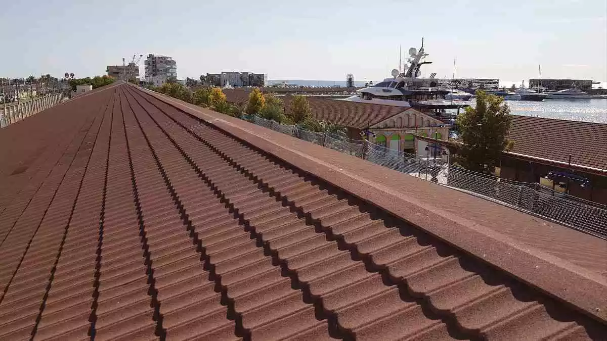 Imatge del sostre del Museu del Port de Tarragona